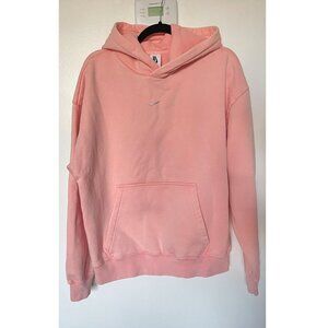 Pink womens Nike hooded sweatshirt